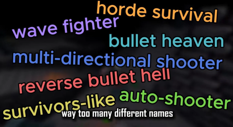 吸血鬼幸存者类游戏标签投票开启,哪个名字更容易搜?