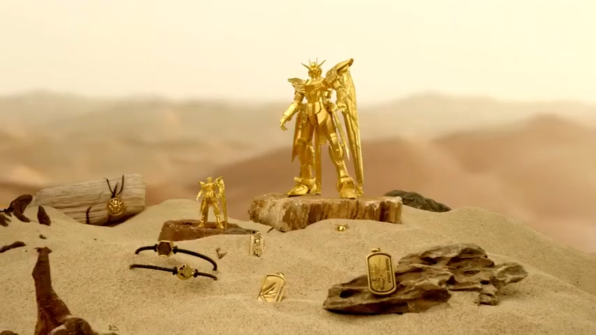 黄金自由高达限量开抢！万代老凤祥联名，全球仅10件重达1公斤