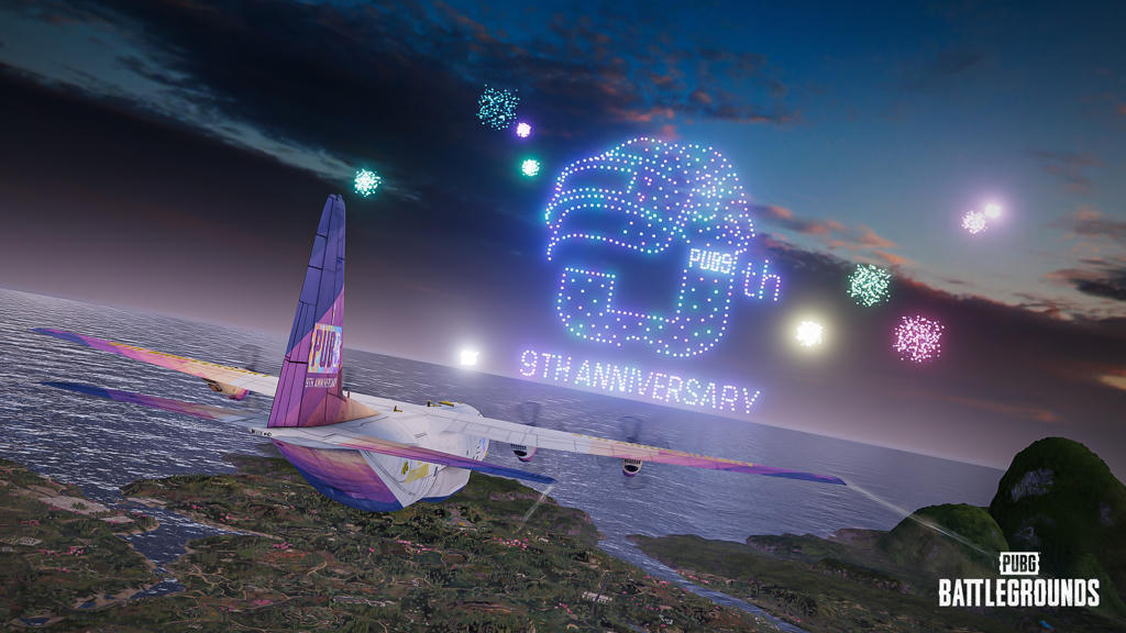 PUBG9周年更新上线，雕像、灯光秀、免费通行证等惊喜不断