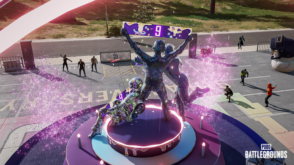 PUBG9周年更新上线，雕像、灯光秀、免费通行证等惊喜不断