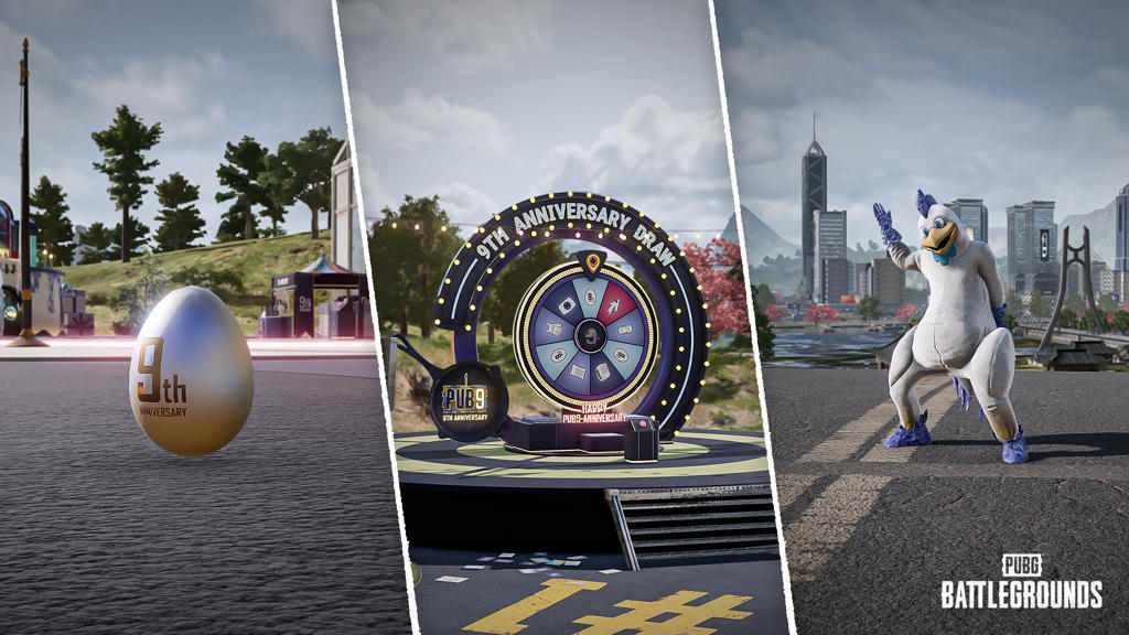 PUBG9周年更新上线，雕像、灯光秀、免费通行证等惊喜不断