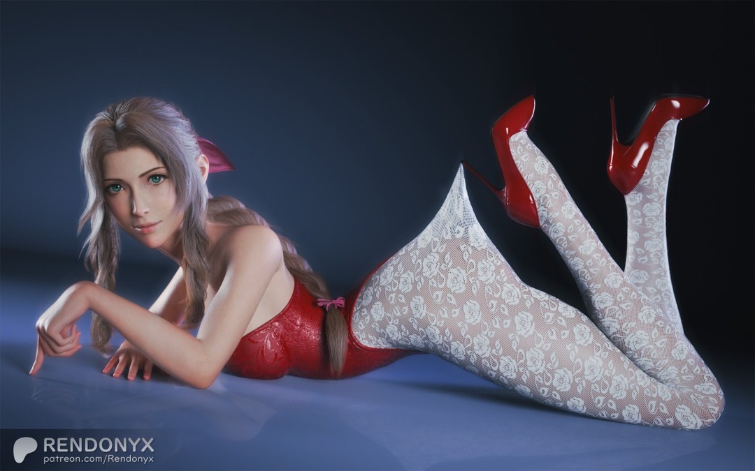 最终幻想大神发生化危机性感内衣图，粉丝求推渲染模型