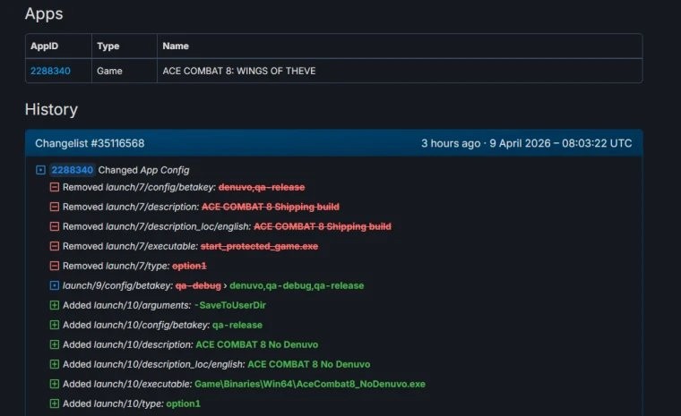 皇牌空战8可能不用D加密?开发者测试文件泄露