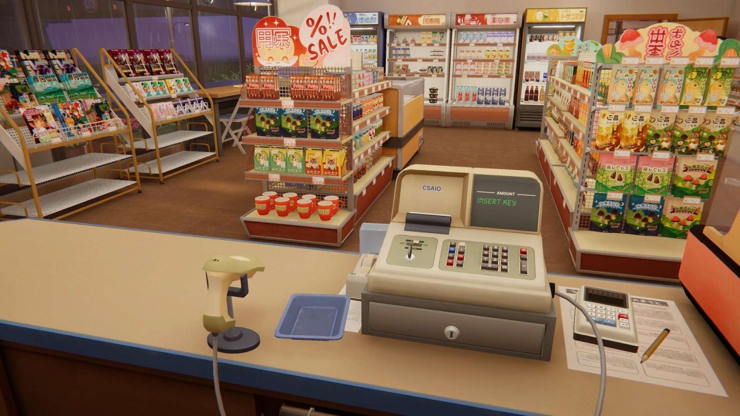 inKONBINI便利店模拟游戏多平台发售,体验90年代小店故事