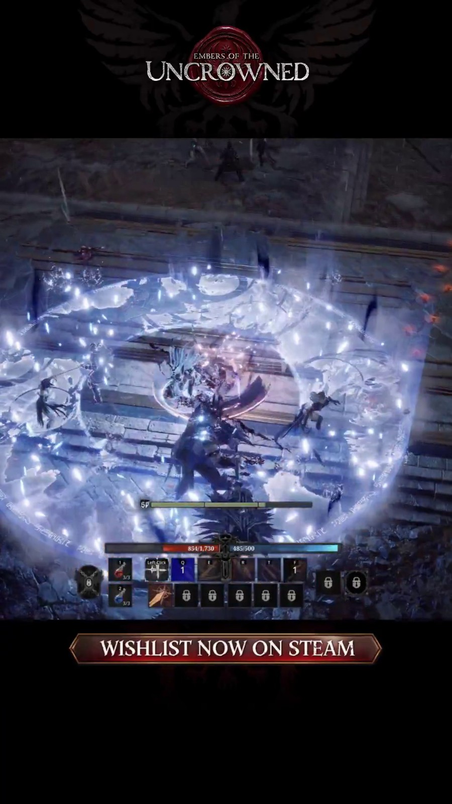 无冕余烬6月Steam推演示，黑暗幻想MMORPG等你来战