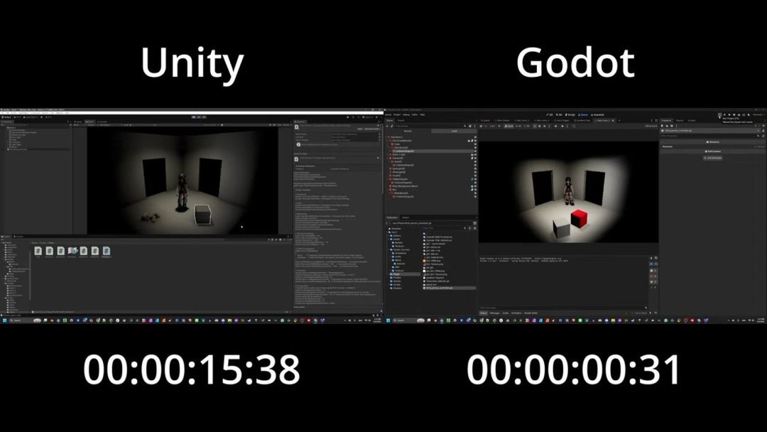 独立游戏开发者纠结 Unity 与 Godot,哪个游戏引擎更好用?