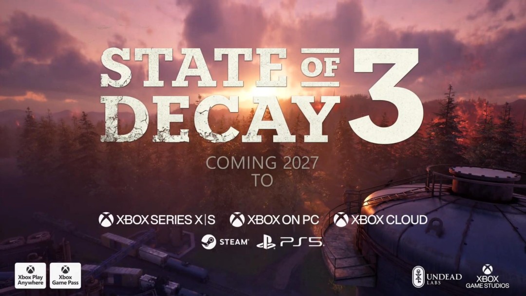 6月8日XBOX发布会腐烂国度3预告,2027年多平台发售