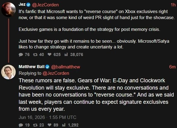 微软Xbox回应独占政策传闻，强调策略延续及作品独占性