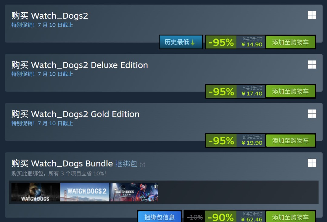 Steam夏促看门狗2仅15元，在线人数暴涨20倍
