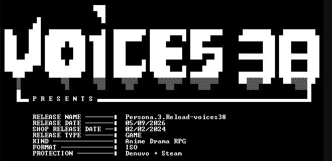 D加密游戏破解王回归!Voices38几小时连破5款大作