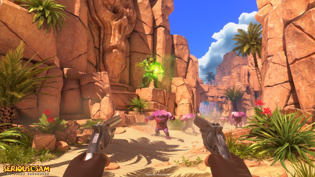 英雄萨姆三次出击上线Steam 高速爽打外星魔王