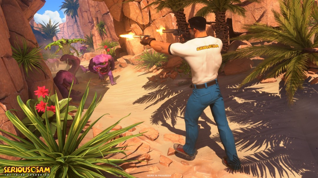 英雄萨姆三次出击上线Steam 高速爽打外星魔王