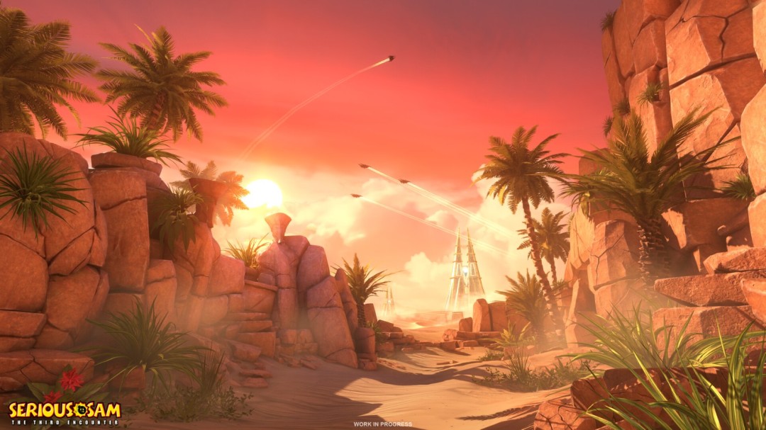 英雄萨姆三次出击上线Steam 高速爽打外星魔王